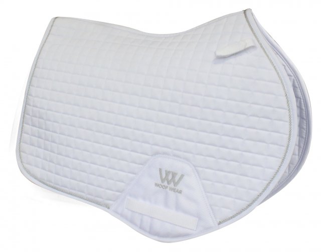 Woof Wear Woof Wear Close Contact Saddle Cloth White