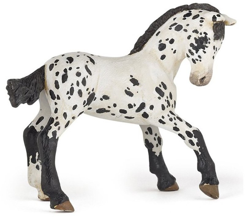 Papo Black Appaloosa Foal Toy Papo Black Appaloosa Foal Toy