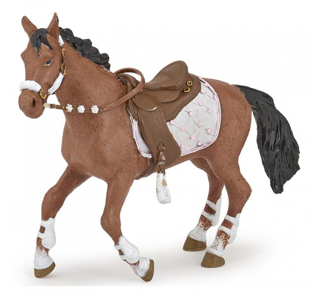 Papo Toys Papo Winter Riding Girl Horse Toy