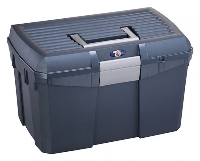 Battles Medium Tack Box Midnight Blue