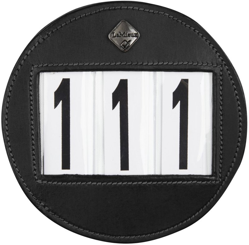 LeMieux Leather Bridle Number Holder LeMieux Leather Bridle Number Holder