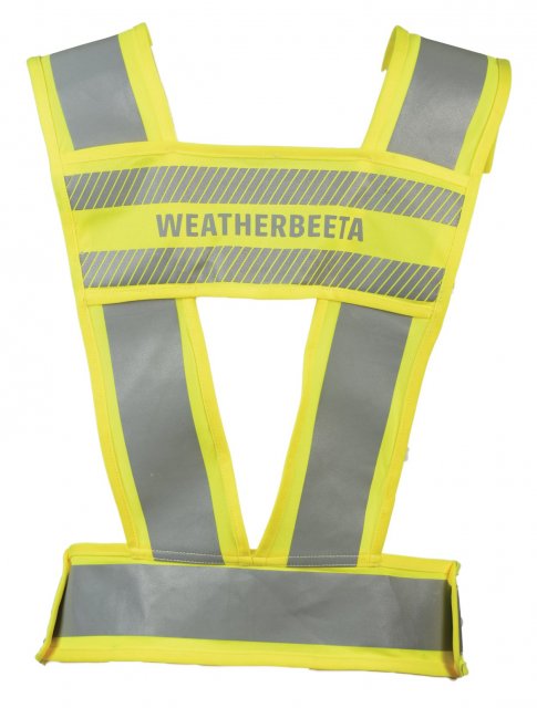 Weatherbeeta Products WeatherBeeta Adults Yellow Reflective Harness Hi-Vis