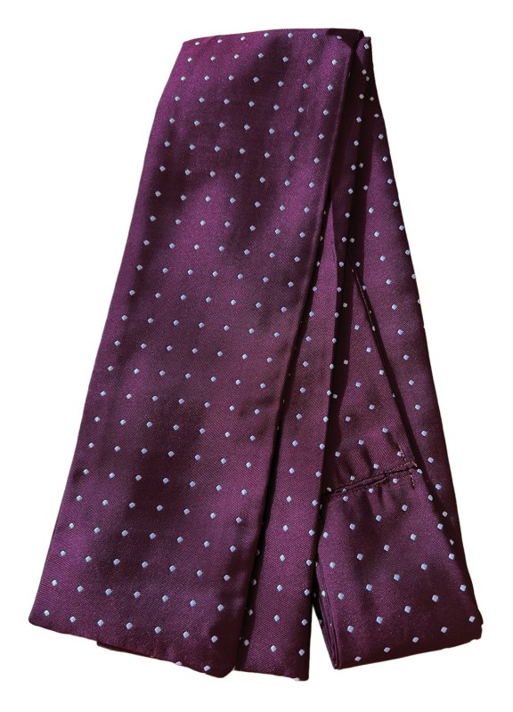 Equetech Self Tying Pin Spot Stock Maroon/White Equetech Self Tying Pin Spot Stock Maroon/White