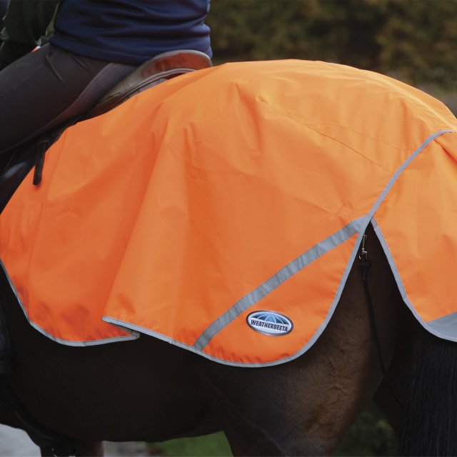 Weatherbeeta Horse Rugs WeatherBeeta 300D Reflective Exercise Sheet Orange