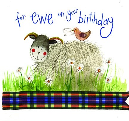 Alex Clark Alex Clark Birthday Sheep Card