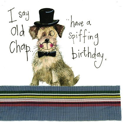 Alex Clark Alex Clark Posh Paws Birthday Card