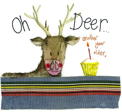 Alex Clark Alex Clark Oh Deer Birthday Card