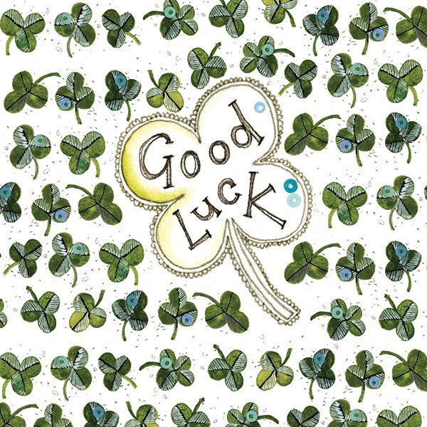 Alex Clark Alex Clark Good Luck Clover Card