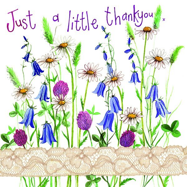 Alex Clark Alex Clark Country Flowers Thank you Card