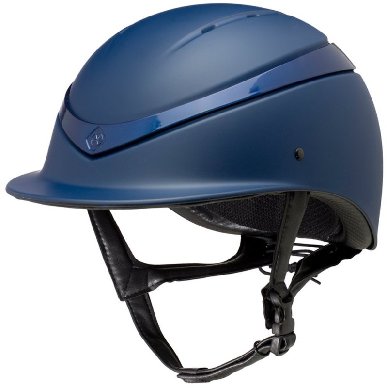 Charles Owen Luna Riding Hat Navy Matt/Gloss Ring Charles Owen Luna Riding Hat Navy Matt/Gloss Ring