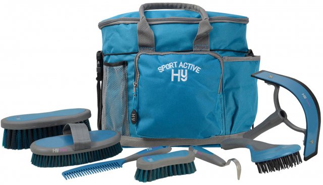 HY Range Hy Sport Active Complete Grooming Bag  Aegean Green