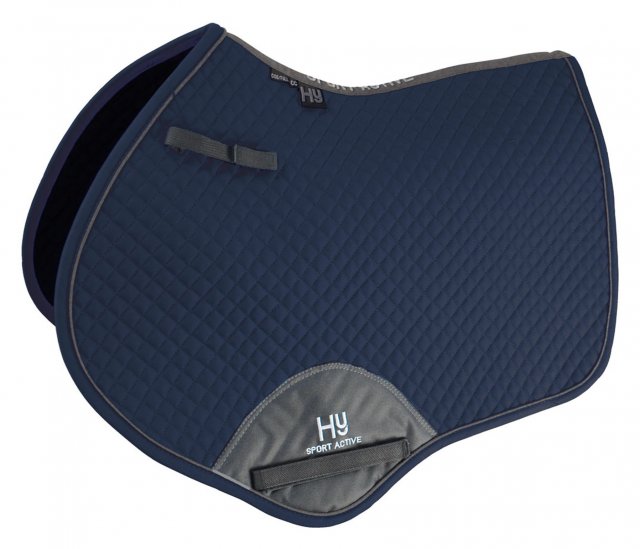 HY Range Hy Sport Active Close Contact Saddle Pad Midnight Navy