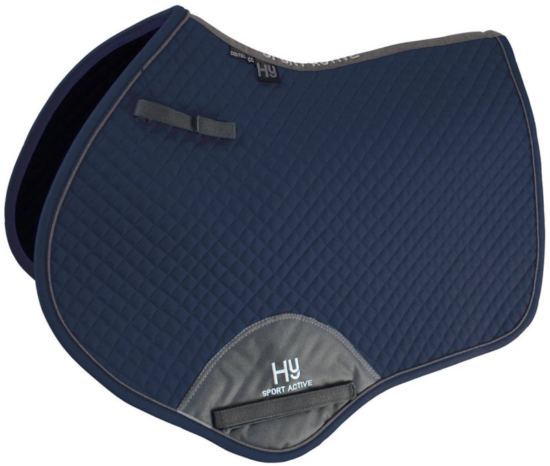 Hy Sport Active Close Contact Saddle Pad Midnight Navy Hy Sport Active Close Contact Saddle Pad Midnight Navy