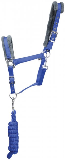 HY Range Hy Sport Active Head Collar & Rope Regal Blue