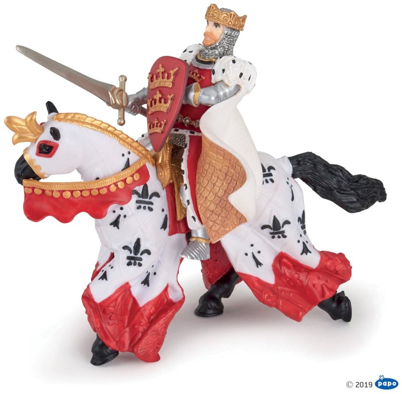 Papo Red King Arthur Horse Papo Red King Arthur Horse