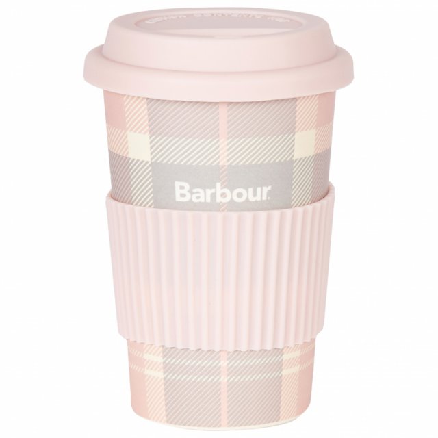 Barbour Barbour Tartan Travel Mug Pink/Grey Tartan