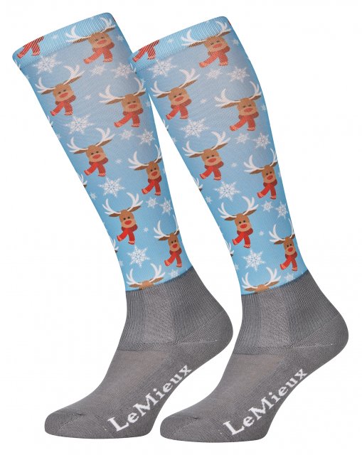 LeMieux LeMieux Footsie Socks Reindeer Scarf