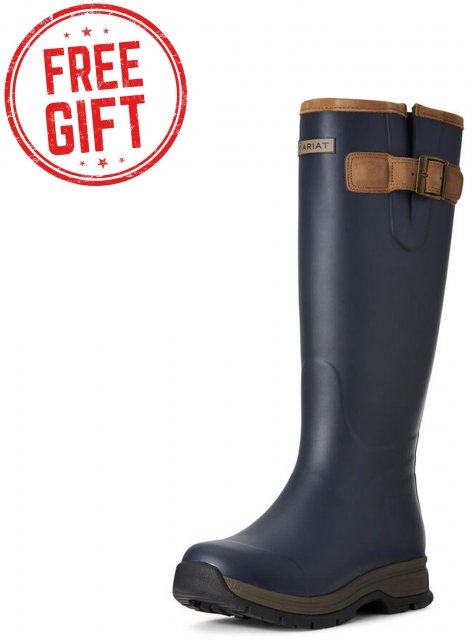 Ariat Riding Boots and Footwear Ariat Womens Burford Waterproof Rubber Boot