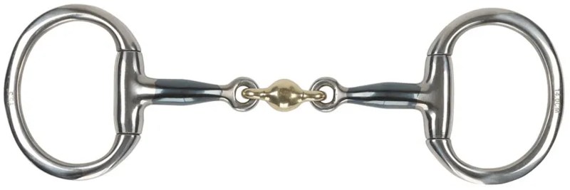 Shires Blue Sweet Iron Flat Eggbutt with Lozenge 6362 Shires Blue Sweet Iron Flat Eggbutt with Lozenge 6362