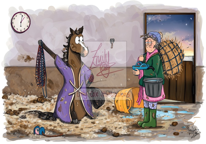 Emily Cole Youre late Greeting Card Emily Cole Youre late Greeting Card