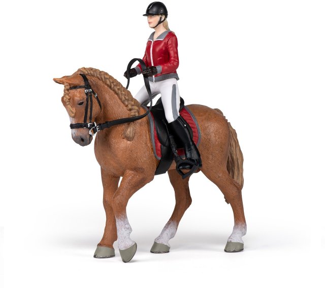 Papo Toys Papo Walking Horse with Riding Girl