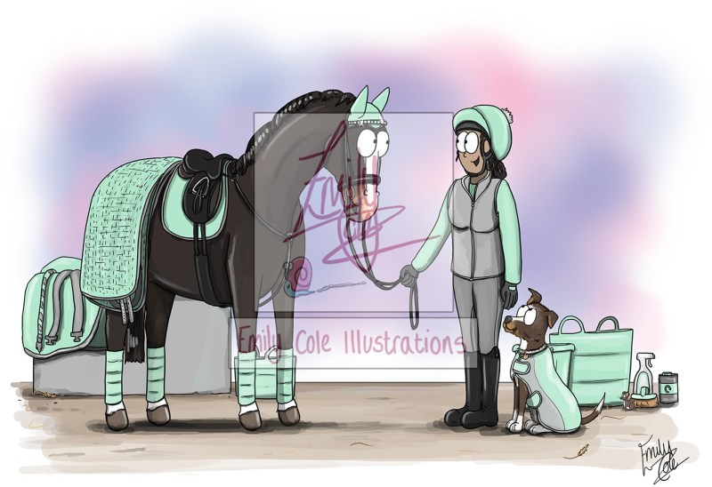 Emily Cole Matchy Matchy Greeting Card Emily Cole Matchy Matchy Greeting Card