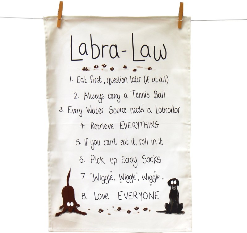 Emily Cole Labra-Law Tea Towel Emily Cole Labra-Law Tea Towel