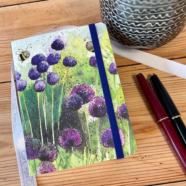 Alex Clark Alex Clark Alliums Small Chunky Notebook