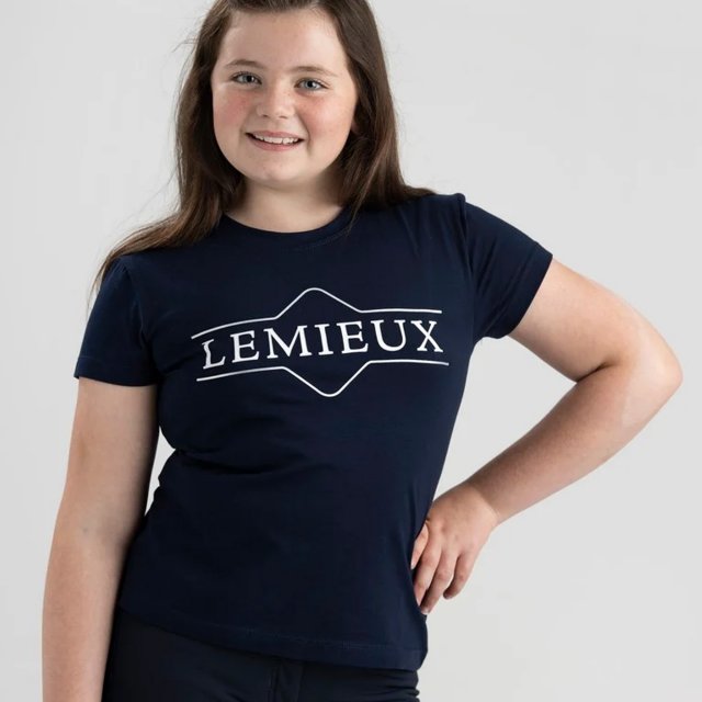 Lemieux Young Rider T Shirt Navy Townfields Saddlers
