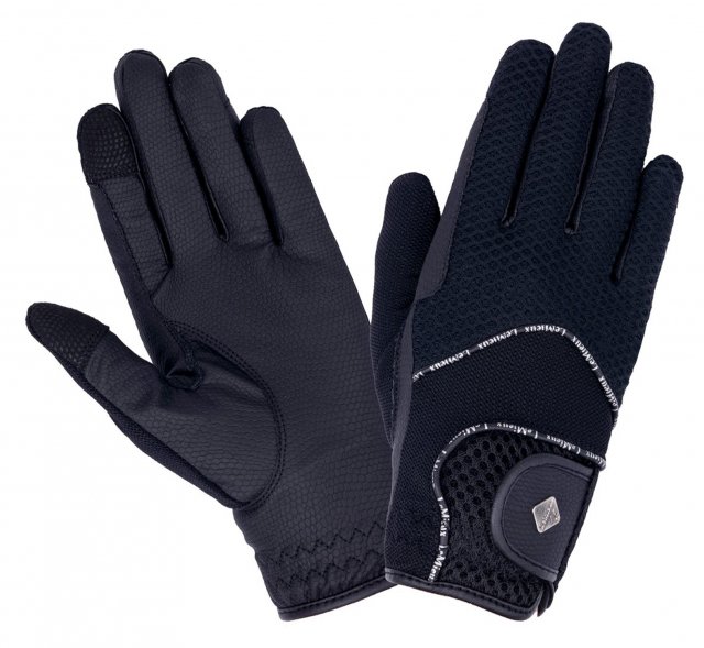 LeMieux LeMieux Pro Touch 3D Mesh Adults Riding Gloves Navy