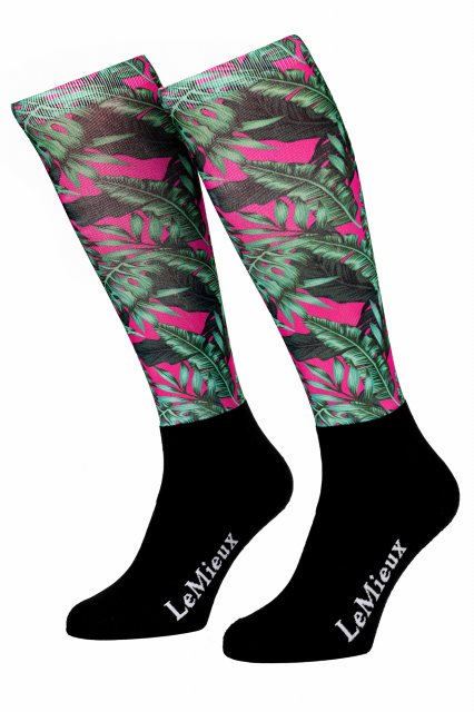 LeMieux LeMieux Footsie Socks Tropical Palm