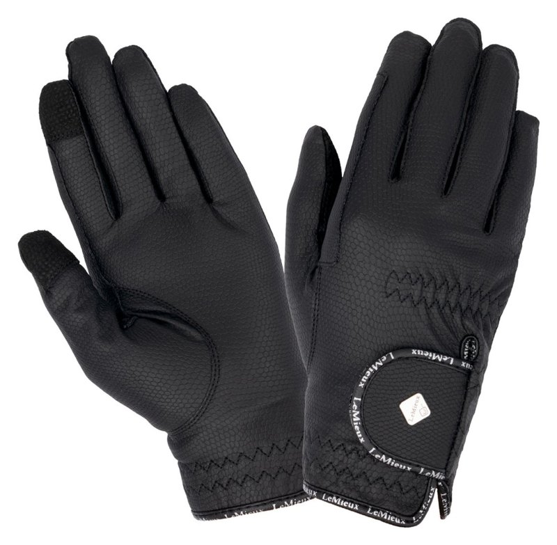 LeMieux Pro Touch Classic Riding Gloves Black LeMieux Pro Touch Classic Riding Gloves Black