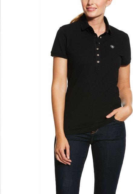 Ariat Riding Apparel Ariat Ladies Prix Polo Black