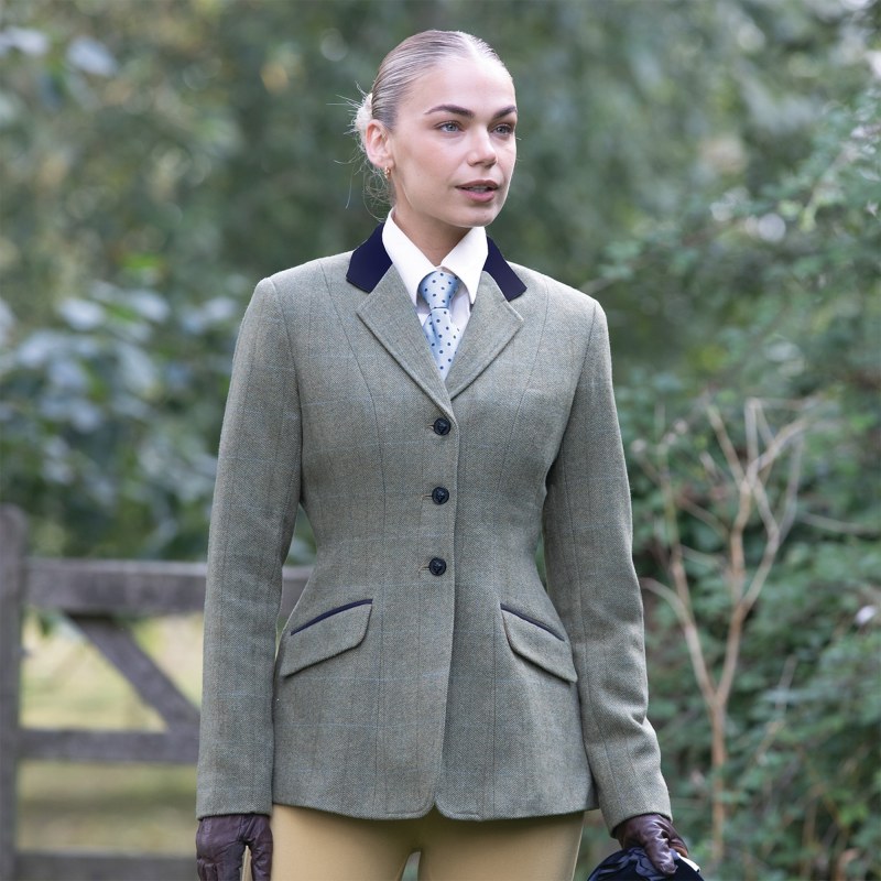 Equetech Ladies Thornborough Deluxe Tweed Jacket Equetech Ladies Thornborough Deluxe Tweed Jacket