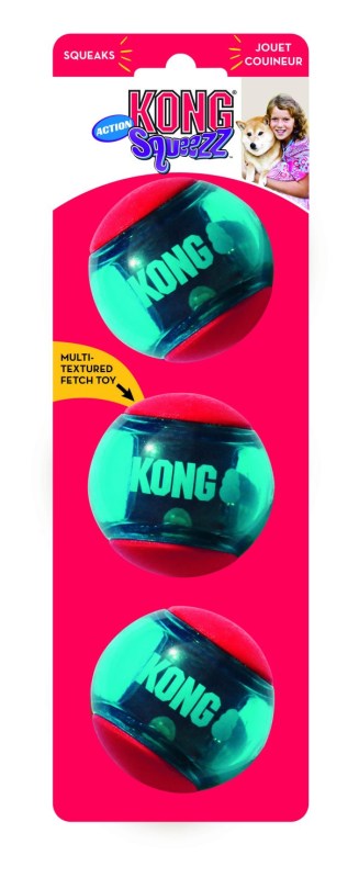 KONG Squeezz Action Ball KONG Squeezz Action Ball