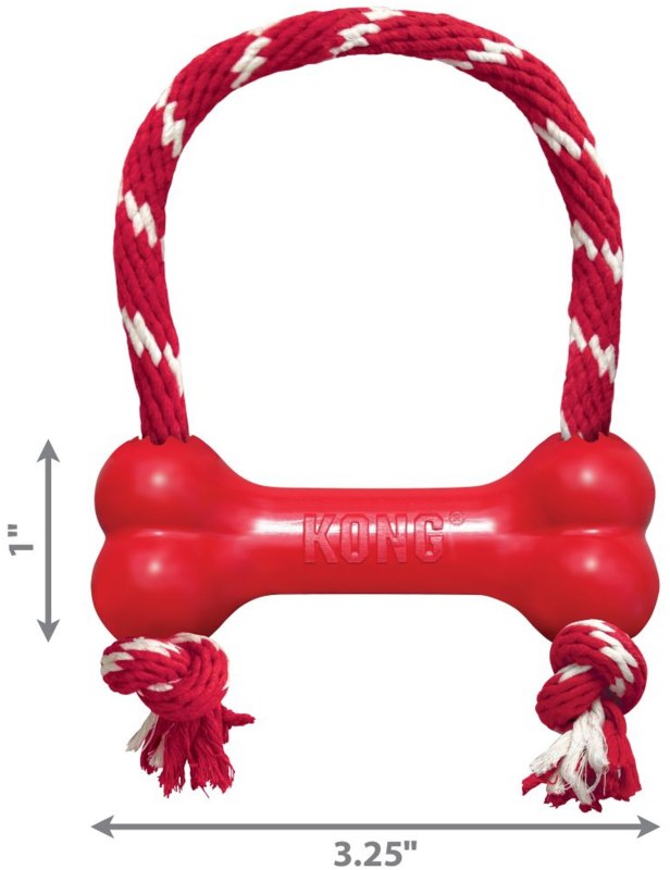 KONG Goodie Bone with Rope KONG Goodie Bone with Rope