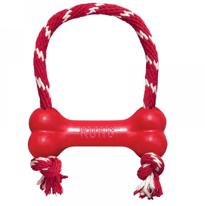 KONG Puppy Goodie Bone With Rope KONG Puppy Goodie Bone With Rope