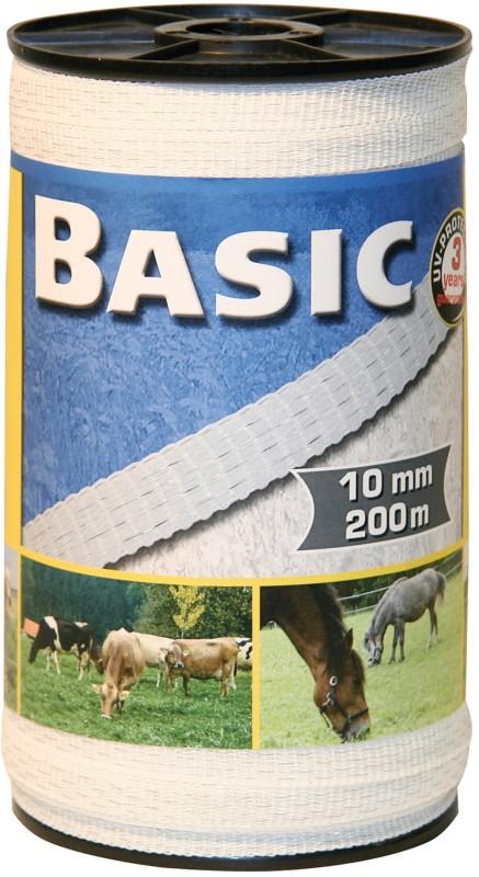 Corral Basic Fencing Tape 200m X 10mm Corral Basic Fencing Tape 200m X 10mm