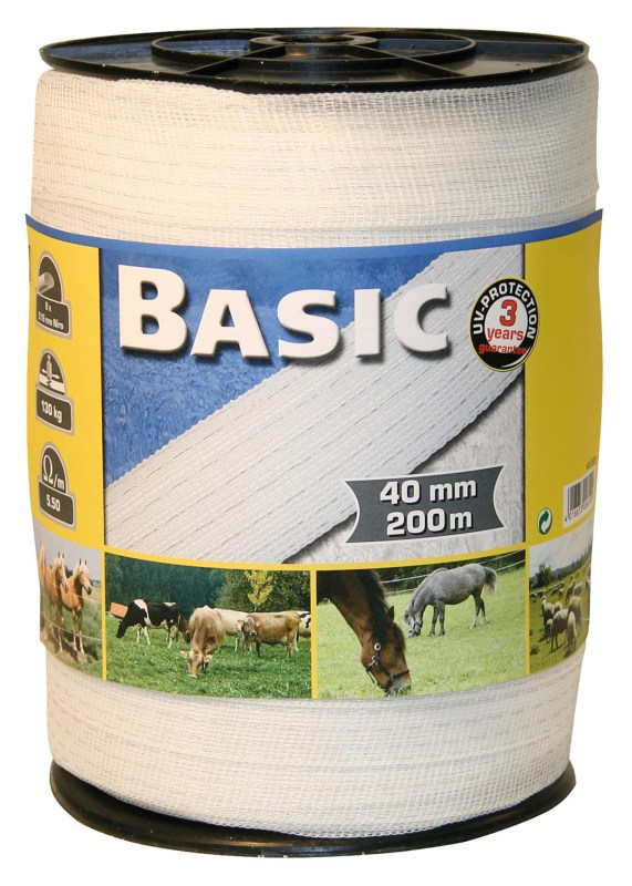 Corral Basic Fencing Tape 200m x 40mm Corral Basic Fencing Tape 200m x 40mm
