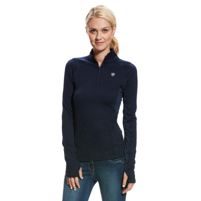 Ariat Riding Apparel Ariat Lowell 2.0 1/4 Zip Baselayer Navy