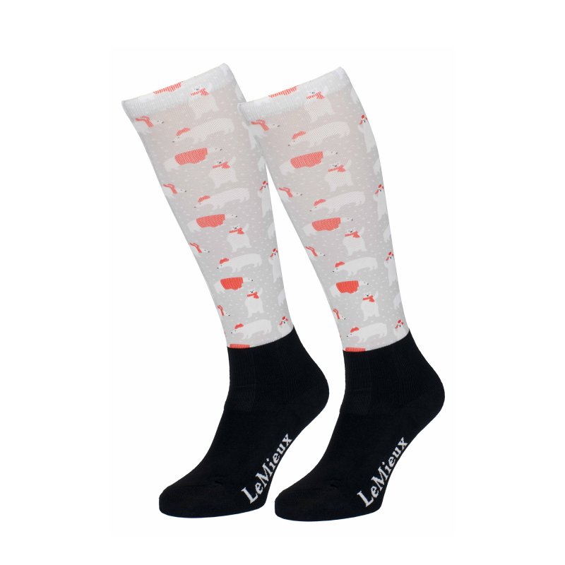 LeMieux LeMieux Footsie Socks Polar Bears