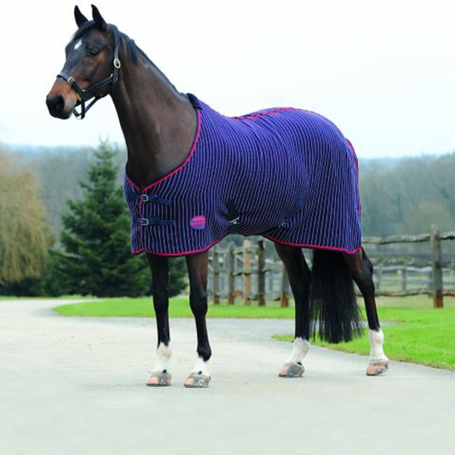 Weatherbeeta Horse Rugs WeatherBeeta Navy Waffle Cooler Horse Rug