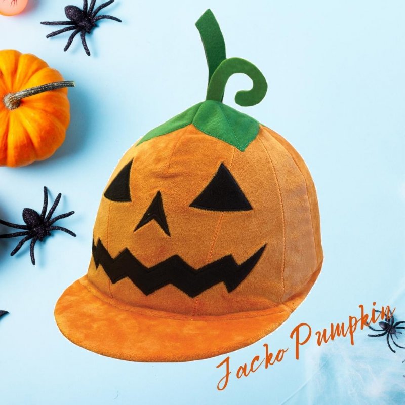 Equetech Equetech Halloween Pumpkin Jacko Hat Silk