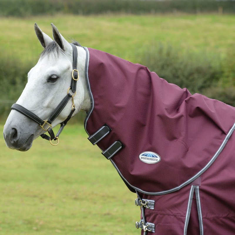 Weatherbeeta Horse Rugs WeathetBeeta ComFiTec Plus Dynamic II Neck Rug Maroon Lite