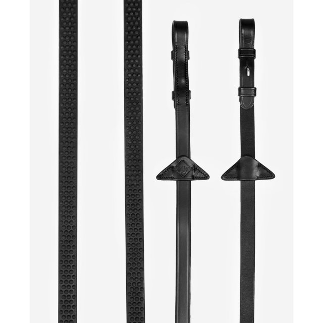 LeMieux LeMieux Soft Rubber Reins Black