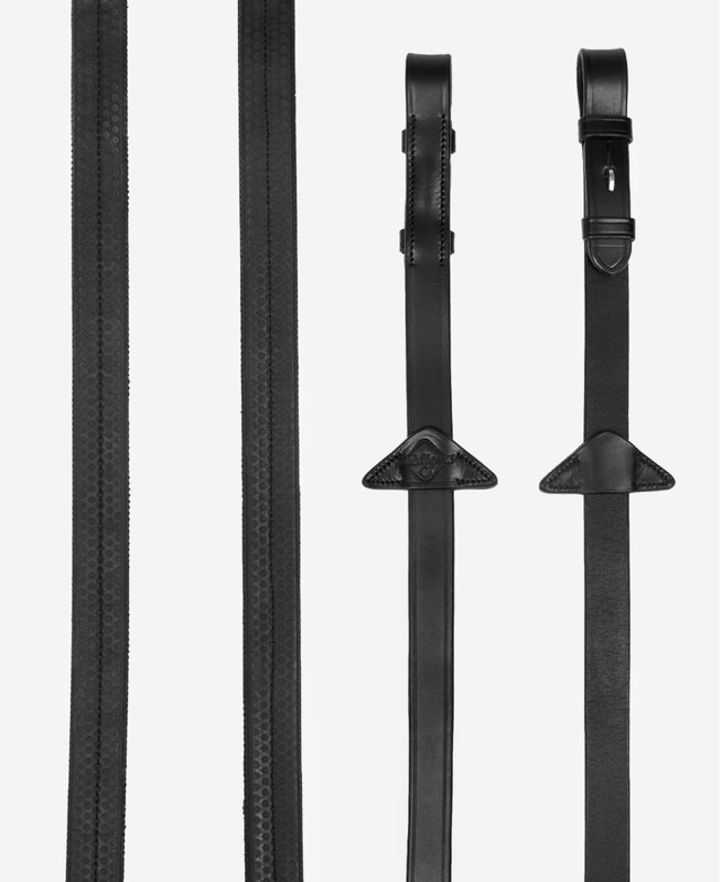 LeMieux Rubber Reins Black LeMieux Rubber Reins Black