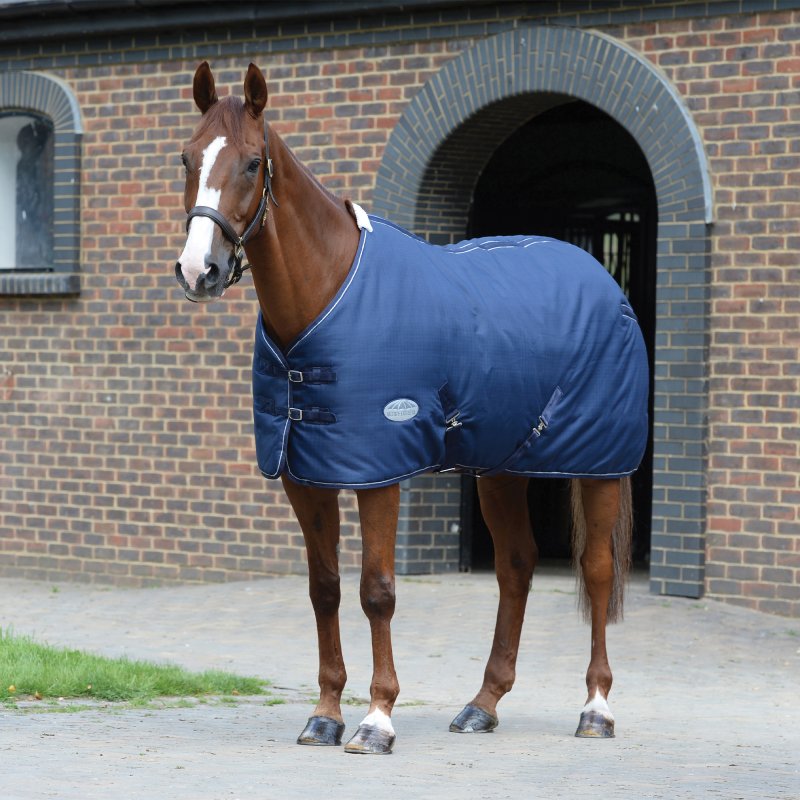 Weatherbeeta Horse Rugs WeatherBeeta 1200D Stable Standard Neck Medium Navy Stable Rug