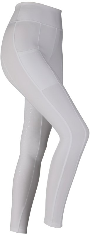 Shires Aubrion Hudson Riding Tights White Shires Aubrion Hudson Riding Tights White