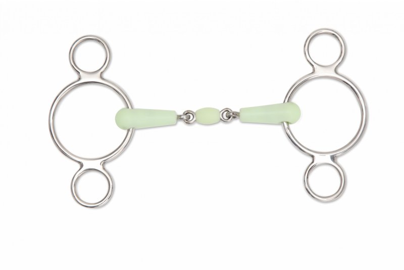 EquiKind Peanut Two Ring Gag Bit EquiKind Peanut Two Ring Gag Bit