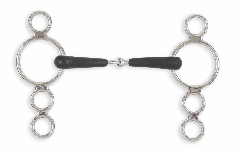 EquiKind + Three Ring Dutch Gag Jointed Mouth Bit EquiKind + Three Ring Dutch Gag Jointed Mouth Bit